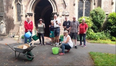 Church gardening 1
